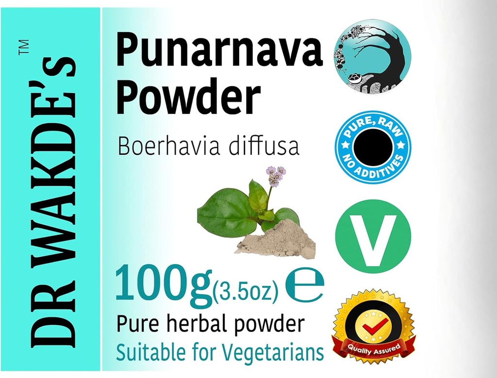 Pulbere Punarnava DR WAKDE (Boerhavia diffusa) - 100g (3.5oz) 