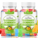 urs moale Glucosamină Chondroitin Gumies cu MSM Triple Putere, Organic Chewable Glucosamină Chondroitin Supliment pentru sprijin comun Vegan aroma de fructe mixte 120 Gume