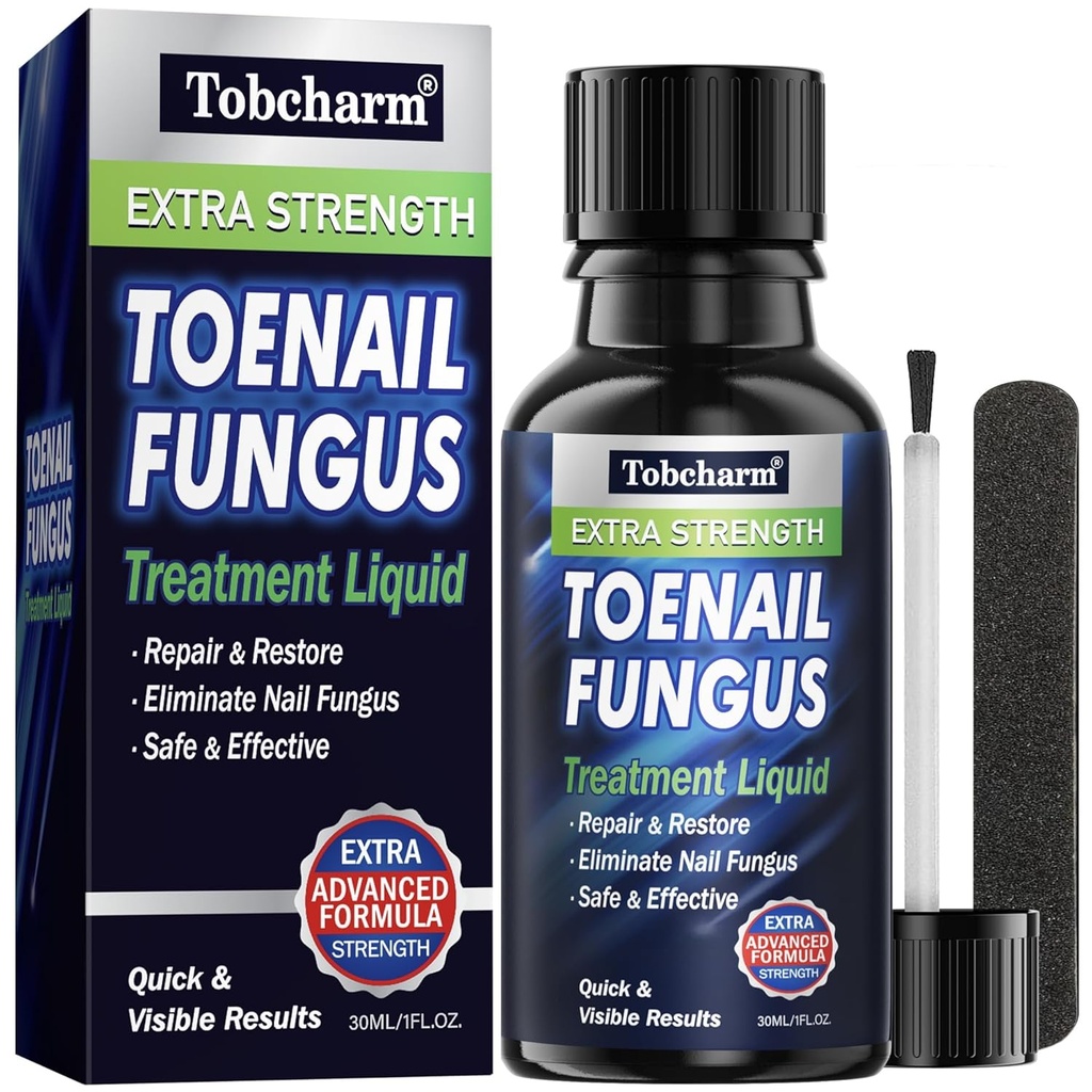 Tobcharm Toenail Fungus tratament extra Putere, unghii Fungus Tratamentul pentru unghii, Fungus unghii tratament, unghii Fungus Tratamentul pentru unghii (1 oz)