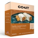 GO4IT Health Meal Replacement Bar, High Protein Nutrition Bar, High Fiber, LOW Calories, KETO friendly, On-the-go, Greutate Loss Food Bar, 7/Box - (Vanilla Caramel Crunch)