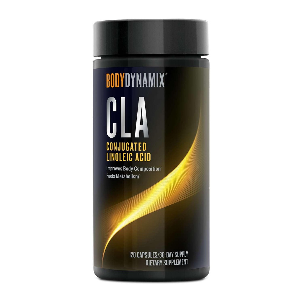 BodyDynamix CLA, Acid Linoleic conjugat, Combustibili Energie şi Metabolizare Fat, Îmbunătăţeşte Compoziţia Organismului, 120 Conte