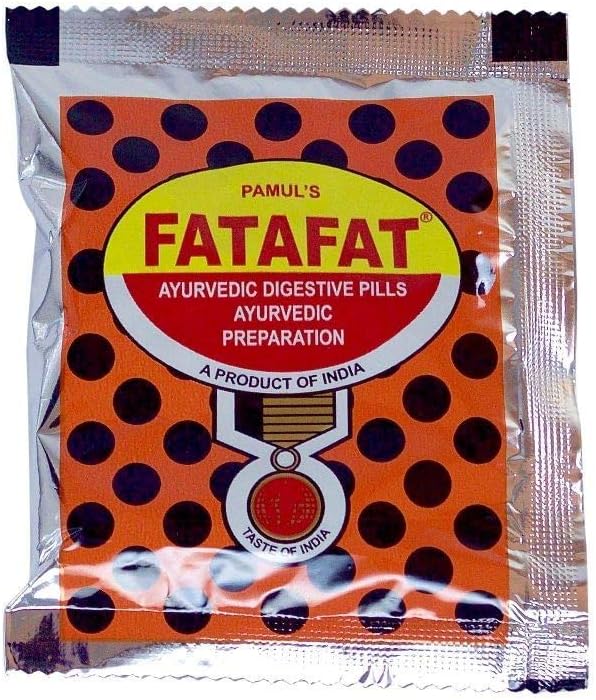 Fatafat Ayurvedic Digestive Pills (10x Packs x 13g Fiecare) de Indian Fancy