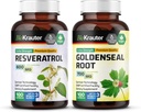 BIO KRAUTER Resveratrol 100 capsule & Goldenseal 100 capsule