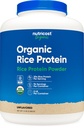 Nutricost Organic Rice Proteine pulbere (5 LB) - Gluten-free, fără OMG-uri (din orez brun)