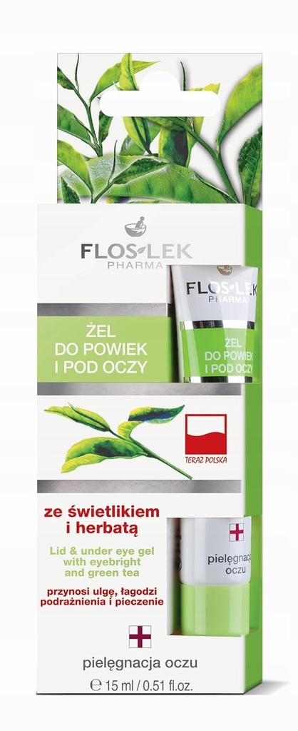 Lid & under eye Gel cu eyebright şi ceai verde 15 Ml