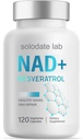 Solodate laborator NAD+ Supliment 1000mg, True NAD+ & Resveratrol, 120 Capsuri