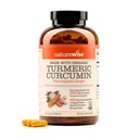 NatureWise Curcumin Turmeric 2250 mg - 95% Curcuminoide & BioPerine Black Pepper Extract pentru absorbţie avansată - Suport zilnic comun şi imun de sănătate - Vegan, non-GMO, 360 Conte[120-Day Support]