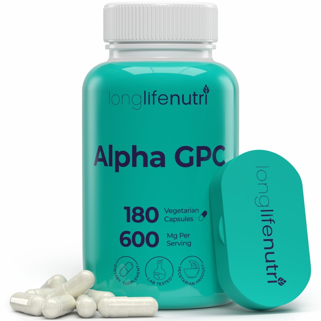 Alpha GPC Supliment colină 600mg 