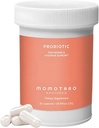MOMOTARO POOTHECA Probiotice organice pentru femei Vaginal & Digestive Supliment, 25 Miliarde CFU - Prebiotice și Lactobacillus Blend Suplimente - Feminin sănătos Vaginal Odor & Flora - 30 capsule