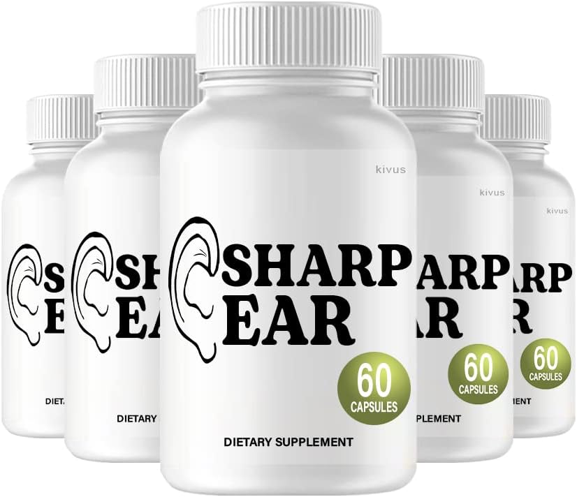 (5 ambalaj) Sharp ureche - Sharp ureche Advanced Tinitus suport Supliment (300 capsule)