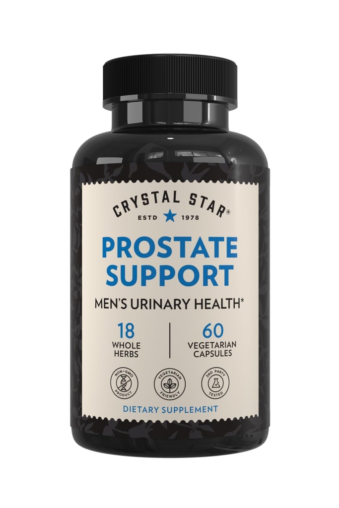 Crystal Star Prostate Supplements Saw Palmetto pentru bărbați (60 capsule) 