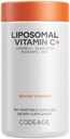Codeage Vitamina lipozomala C 1500mg cu zinc, Elderberry, Citrus Bioflavonoids Grapefruit, Lemon, Orange Powder, Querbetin & Rose HiPS Fruit 
