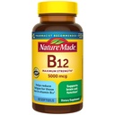 Natura făcut puterea maximă vitamina B12 5000 mcg, Supliment alimentar pentru suport metabolic energie, 60 Softgels, 60 de zile de aprovizionare