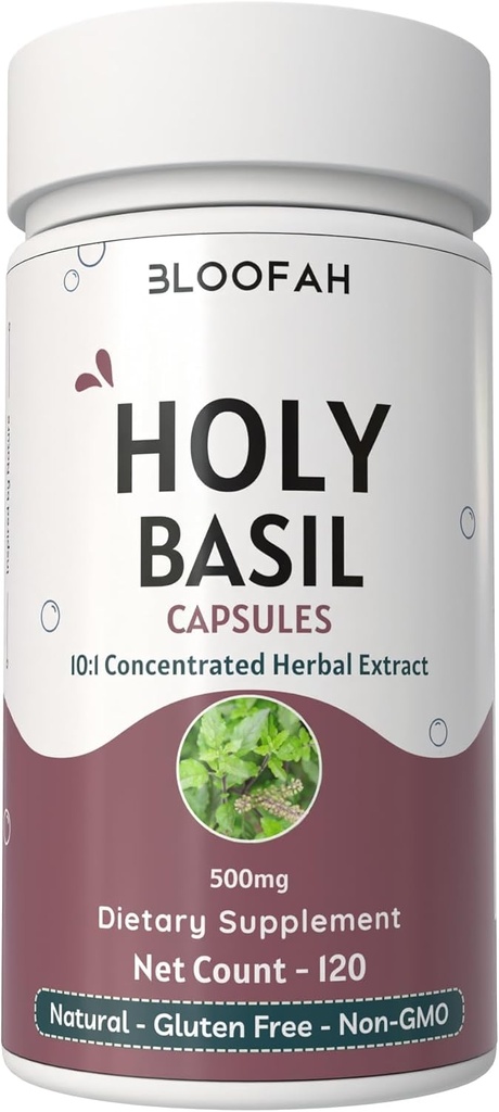 Holy Basil Leaf Capsule 500mg 