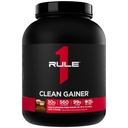 Regula 1 Gainer curat - Formula de gain Lean High-Protein cu 560 calorii, 30g de proteine Full-Spectru, peste 90g carbohidrați, sub 6g de grăsime (15 serviri, unt de arahide ciocolată)