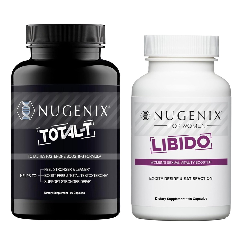Nugenix His & Hers Bundle - Women's Libido și Total-T Testosteron Booster
