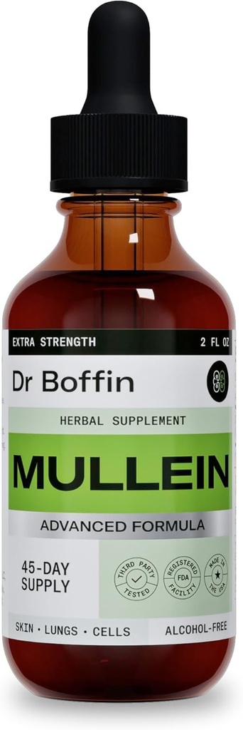 Mullein Leaf Extract lichid 2 FL OZ - Extra Strenght 