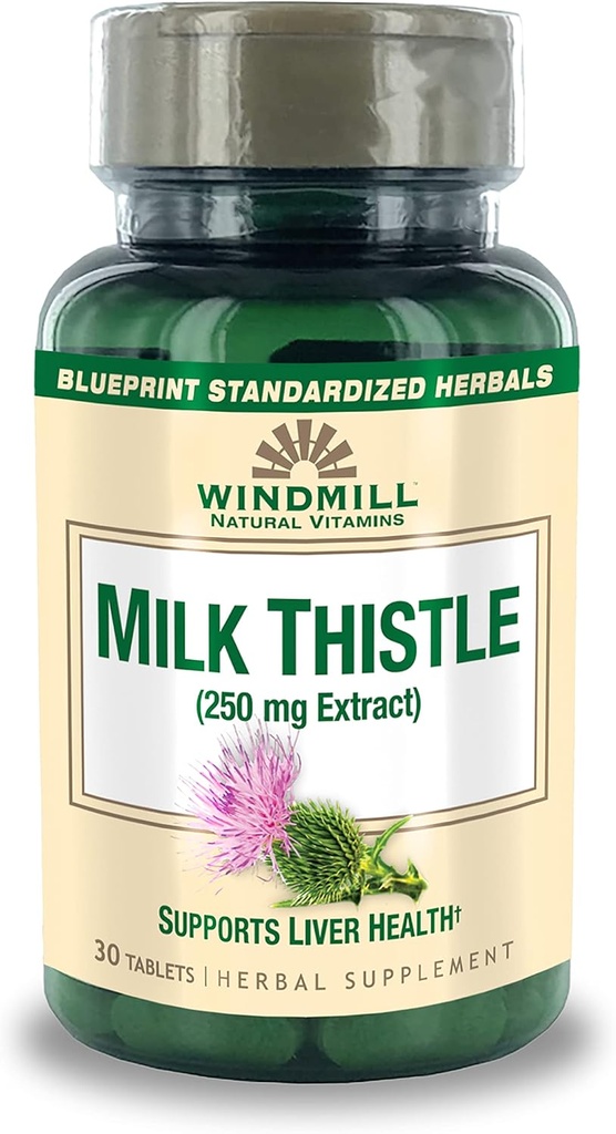 Windmill Milk Thistle 250 mg comprimate 30 comprimate