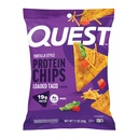 Quest Nutriție încărcat Taco Tortilla Stilul de proteine Chips, 19g Proteine, 4g Net Carb, Carb scăzut, Gluten gratuit, 1.1 oz (Pachet de 12)