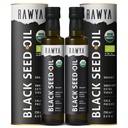 RAWYA Black Seed Oil - Organic Cold presat Nigella Sativa - Origine turcă - USDA Organic - Supliment natural - Ulei de semințe de chimen negru - Rich Flavor & High Concentration - 250ml sticlă - 2 ambalaj