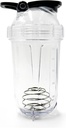 Blender Shaker Sticla, 500ml/16oz, Seif de spălat vase, Shatterproof, Portable Pre Workout Whey Proteine Drink Cup, Mixes Cocktail-uri Shakes, cadouri pentru barbati femei, cadouri elefant alb pentru adulti