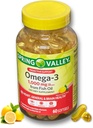 Omega 3 1000mg- Ulei de pește 60 softgels (Pachet de 1)