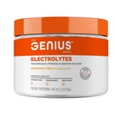 Geniu Electroliti praf de bautura Mix, Orange Fizz, 30 Serviri - Hidratare naturale Booster & Suplimentul de rezistenta cu potasiu, magneziu & Zinc - Zahar Free & No Îndulcitori artificiali sau Dyes