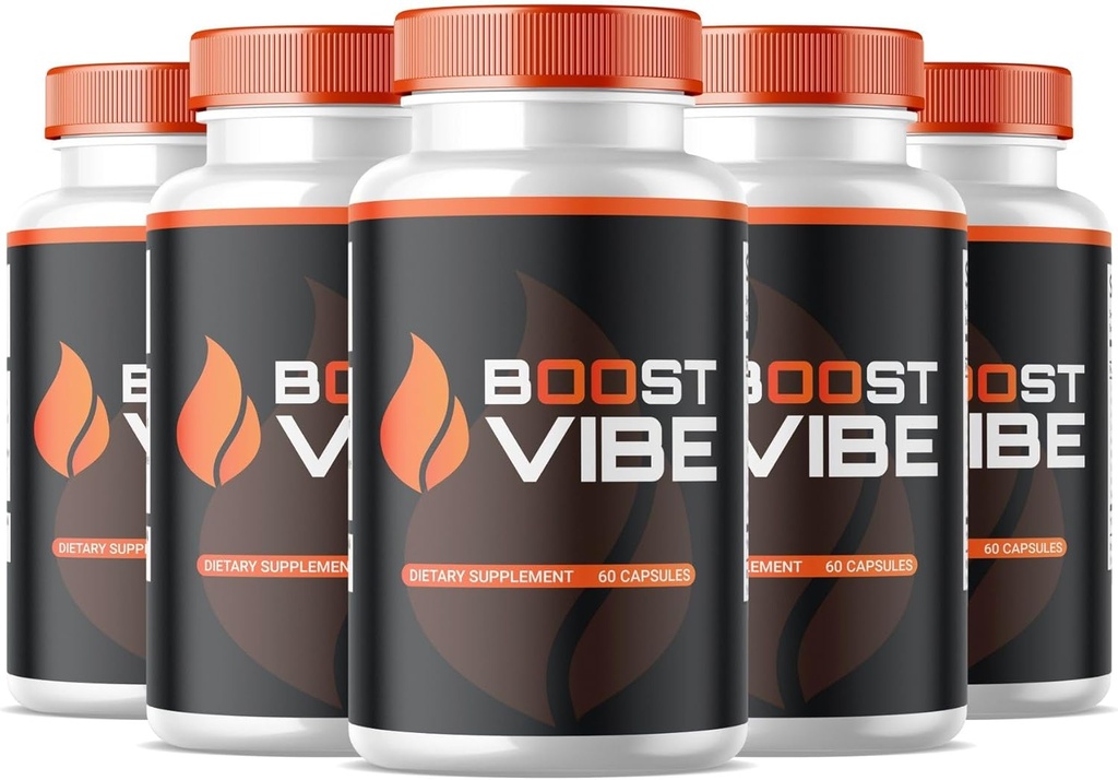 SPRESSO (5 ambalaj) Boost Vibe Capsule, Official Boost Vibe Supliment, Toate pastilele naturale Boost Vibe, Premium Boost Vibe pentru sprijin de sănătate masculină și wellness, Premium Boost Vibe (300 capsule)