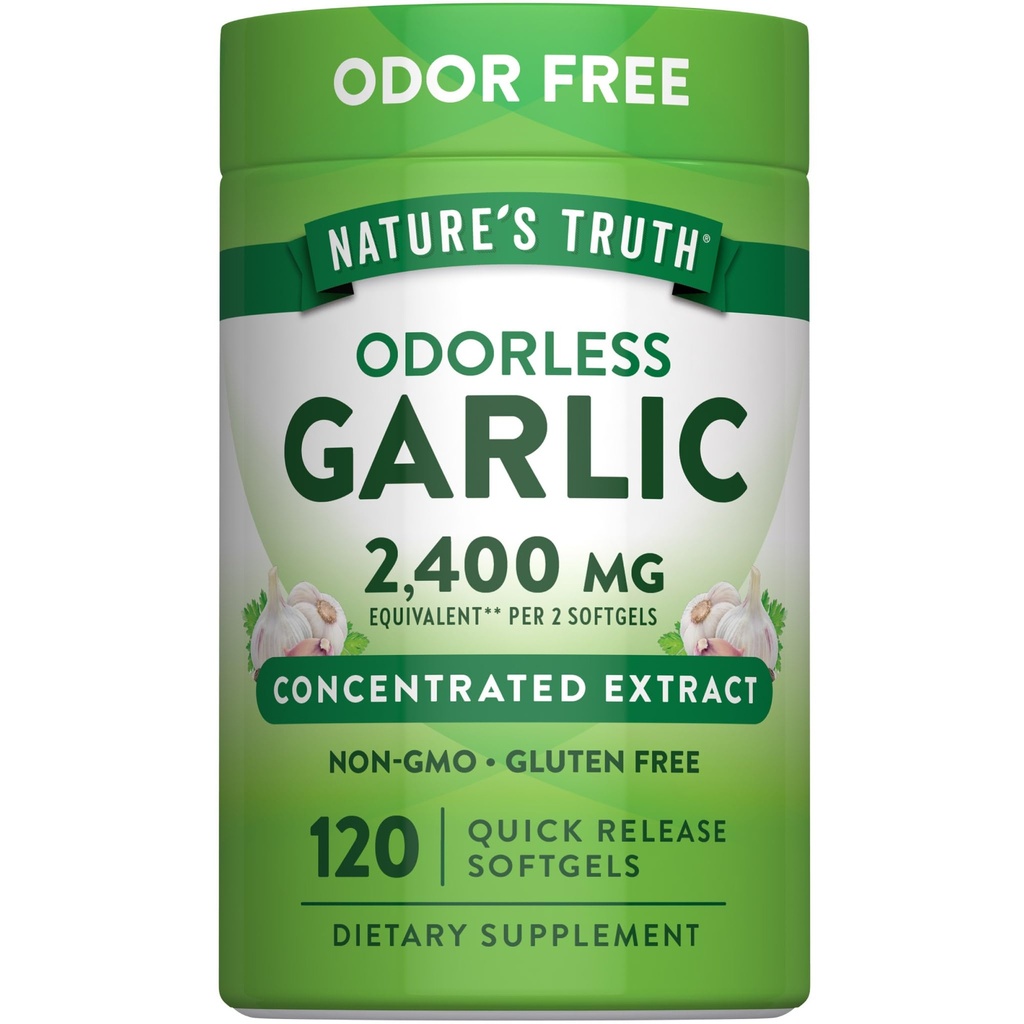 Adevărul naturii Odorless Usturoi 2400 mg 
