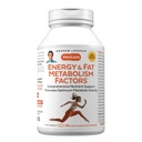 ANDREW LESSMAN Energy and Fat Metabolism Factors 360 Capsule - Promovează Optimum Fat Burning and Energy Metabolism, cu Carnitina, Ceai Verde, Guarana, Ginseng, B-Complex. Capsule uşor de înghiţit