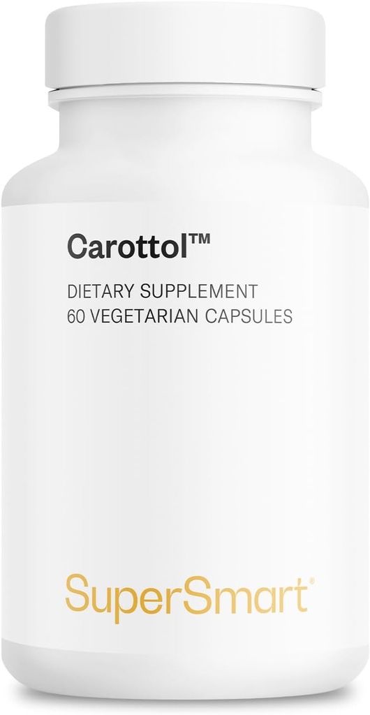 Supersmart - Carottol (Formulă avansată) - Suplimentul Complexului Carotenoid - cu Beta Caroten, Licopen, Lutein & Zeaxantină 