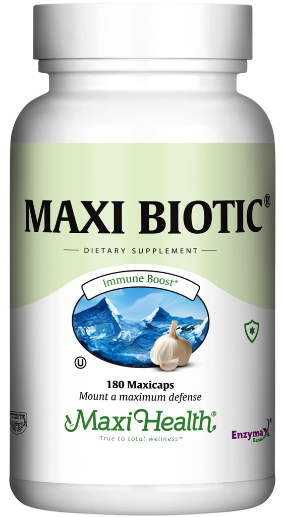 Maxi Health - Maxi Biotic Aged Extract de usturoi capsule (180 Conte) 