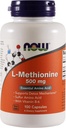 Now Foods L-methionine, 100 Capsules / 500mg (Pack of 2)