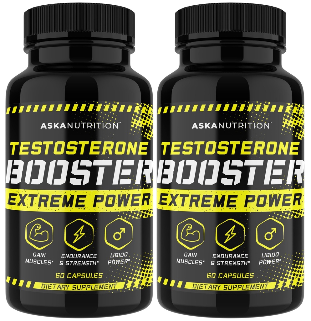 Testosteron Booster pentru bărbați - Masculin Consolidarea Supliment cu Horny Goat buruieni & Tongkat Ali - Muscle Builder Extindere pastile - Test natural Booster dorința crescut, energie, rezistență, libido (2 PACK)