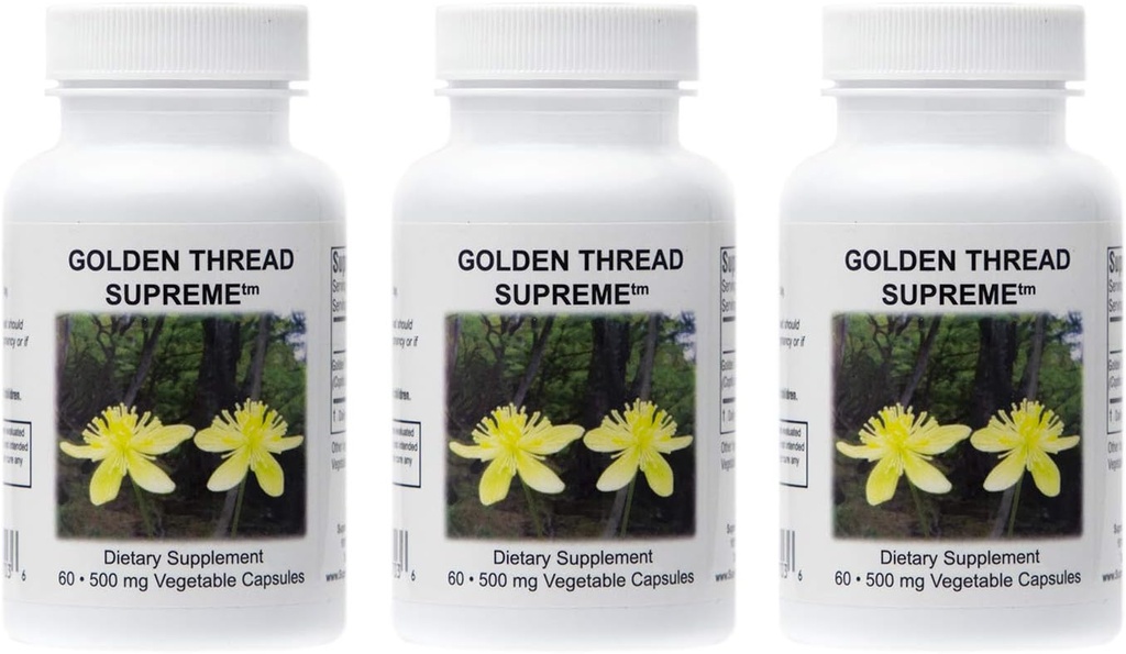 Nutriţie supremă Golden Thread Supreme, 60 Pure Cortis Chinensis Capsule vegetariene 