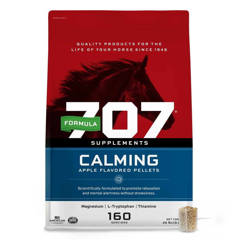 Formula 707 calmant Equine Supliment 20LB Bag 
