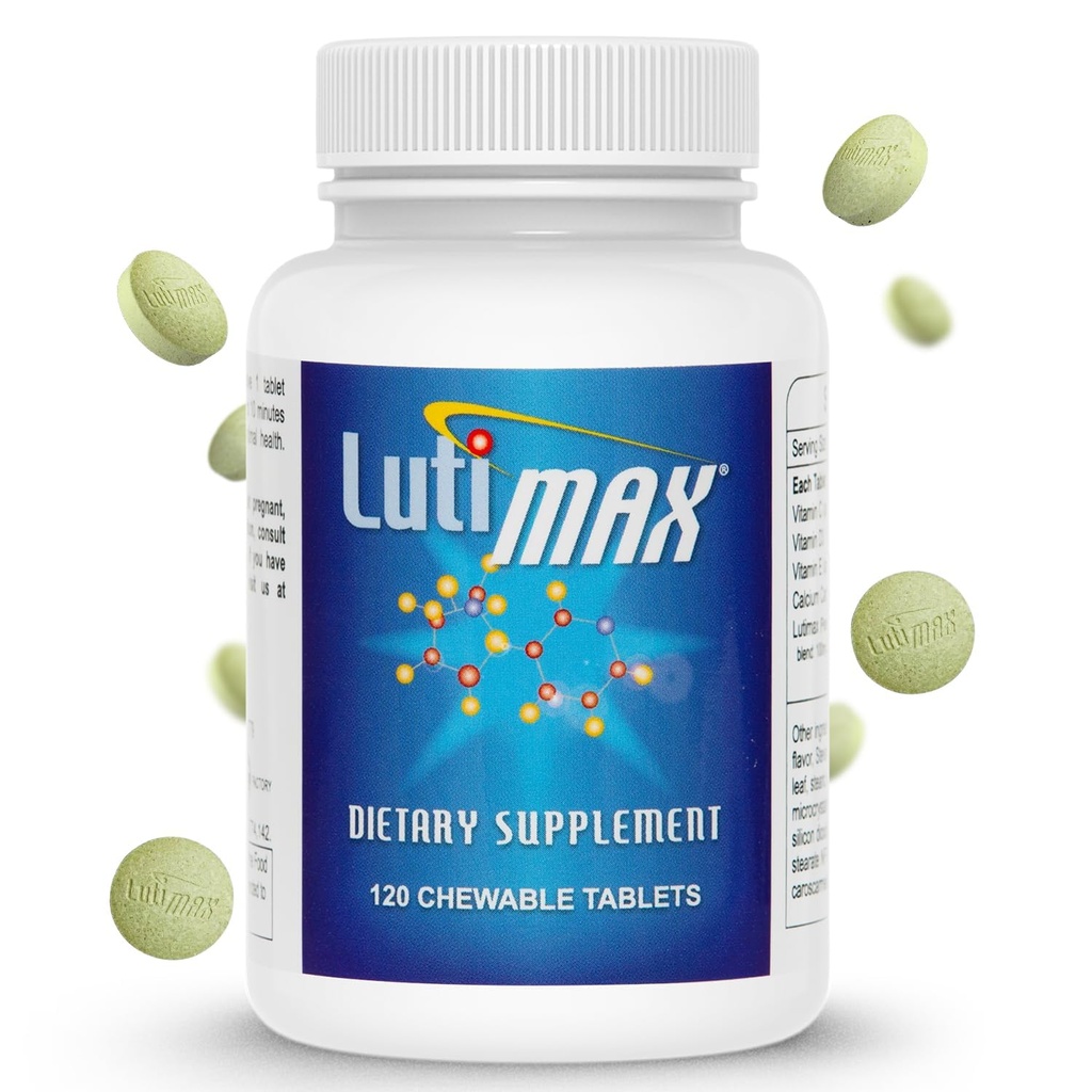 Lutimax Luteolin Complex w/Rutin - Suport imunitar Suplimente cerebrale - Bioflavonoizii w/Vitamina C, D & E pentru probleme articulare, musculare, & dietetice - Antioxidanți Suplimentul w/Immune Support - 120 comprimate