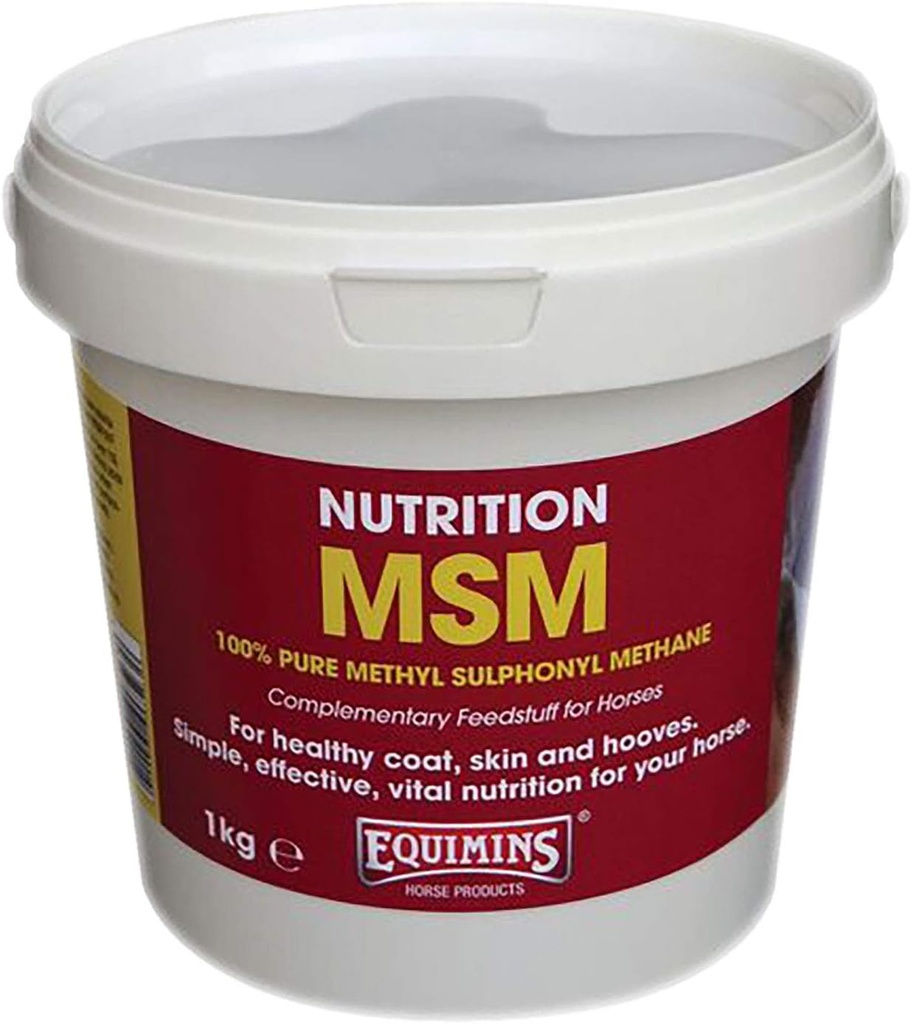 MSM (methyl sulfonyl metan), Equimins, Horse Nutrition, Joints & Soundness, 1,0 kg