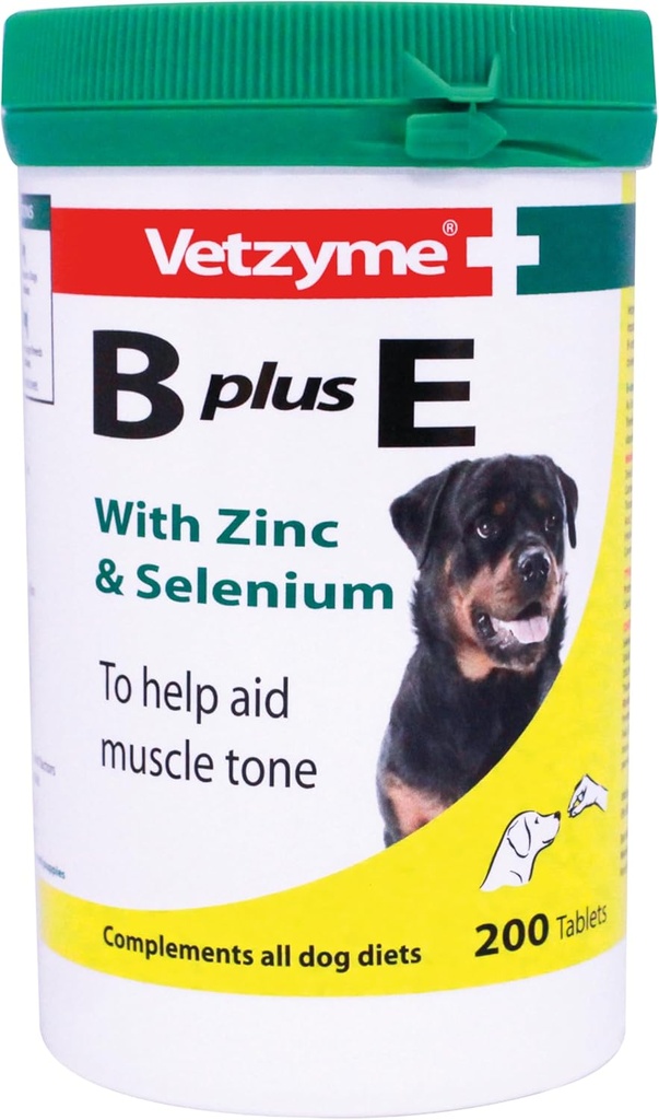 Vetzyme Dog B + E 200 comprimate