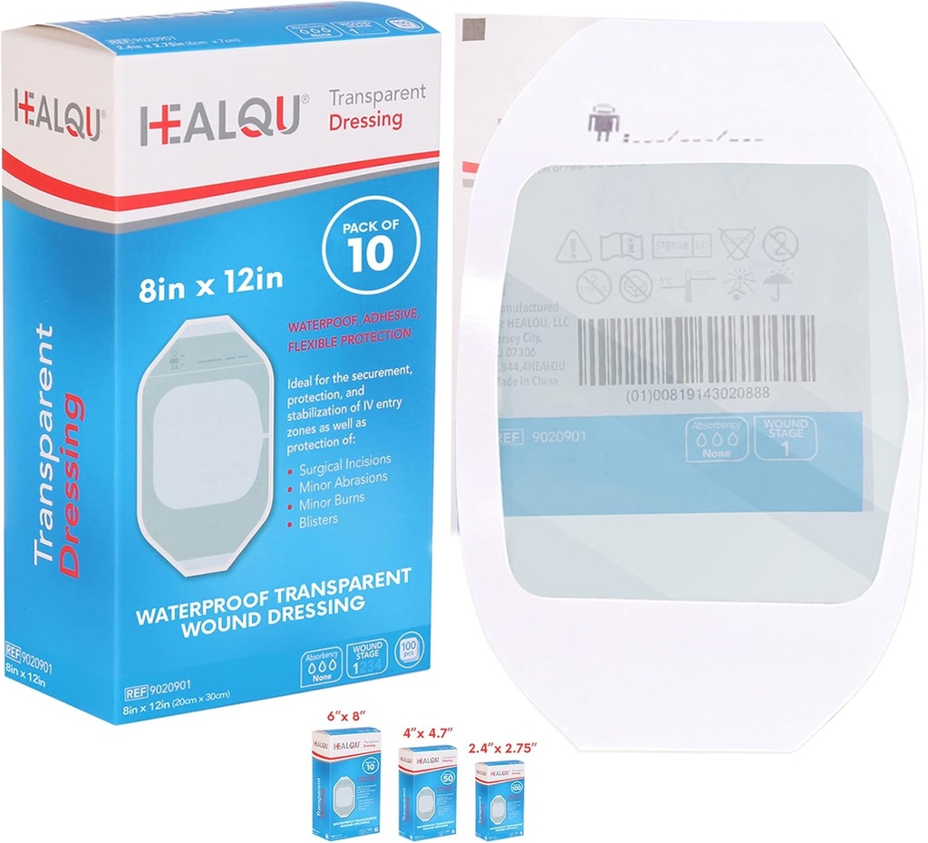 Film transparent dressing 8" x 12" (10 ambalaj) 