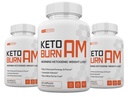 (Pachetul de 3) Keto Burn AM Dimineața Managementul greutății ketogenice, Keto pastile de ardere pentru bărbați și femei, 180 capsule, 3 luni de aprovizionare
