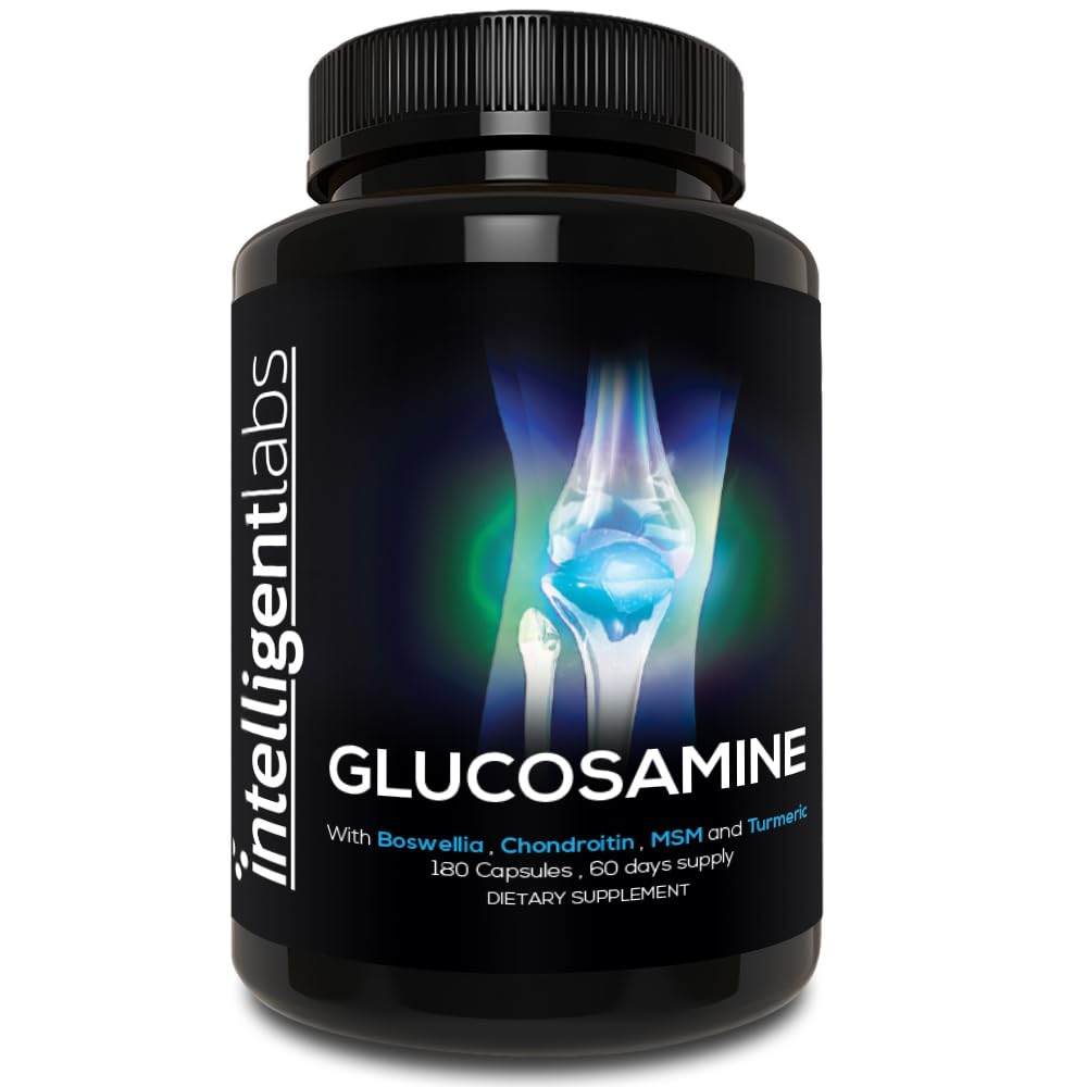 Inteligent Labs Glucosamină și Chondroitin Complex de înaltă rezistență cu MSM 