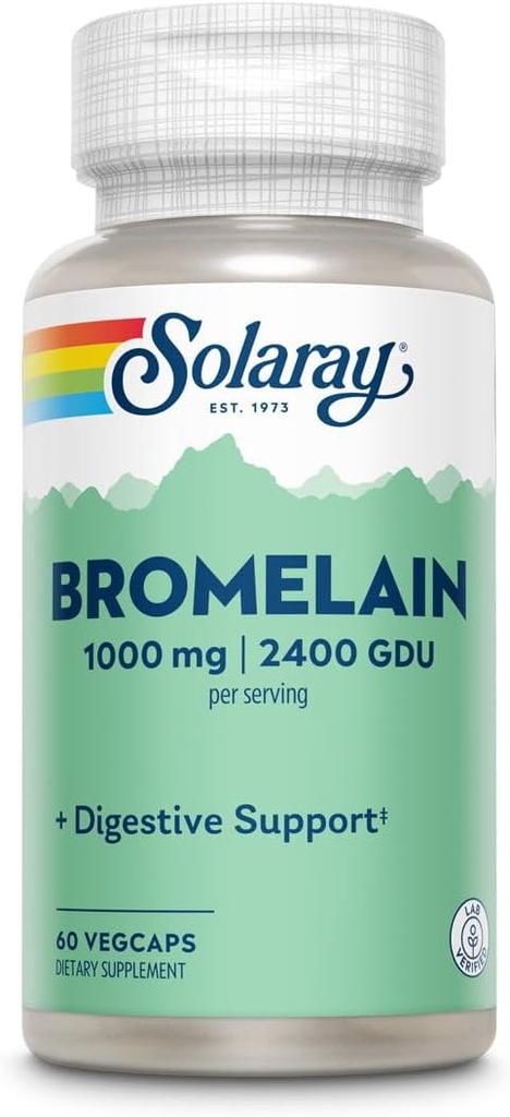 Solaray - Bromelain Extra Force 500 mg. - 60 Capsule