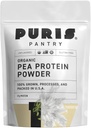 PURIS® Organic Pea Proteine Powder, 100% Made in the USA, 2 LB Unflavored, Certified Organic, Vegan, Gluten Free, Dairy Free, Non OMG, Plant-Based Proteine, Keto, BCAA (2 Pound (Pachet de 12), Nearomated)