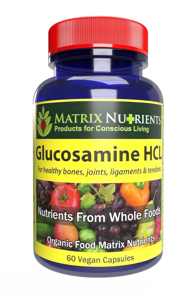 GLUCOSAMINE HCL - Constructor de cartilaj! Menţineţi articulaţiile sănătoase, oasele, ligamentele şi tendoanele. Rata de absorbţie până la 98% - Capsule Vegane (60ct)