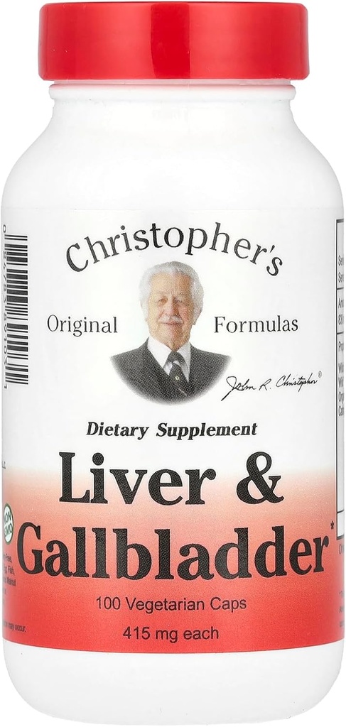 Christopher's Ficat and Gall Bladder - 440 mg - 100 Capsule vegetariene