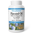 Factorii Omega de factori naturali, ulei de semințe de in, susține sănătatea generală cu Omega-3, 6 și 9 Acidi grași, 180 softgels (180 portii)