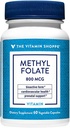 Vitamina Shoppe Metilfolat pentru sanatatea femeii - Suport prenatal si dezvoltarea copilului - 800 MCG (60 capsule vegetale)