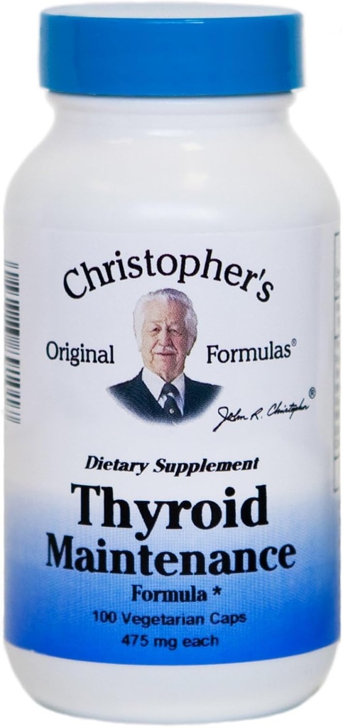 Formula originală Christopher de întreținere tiroidiană capsule, 100 Conte