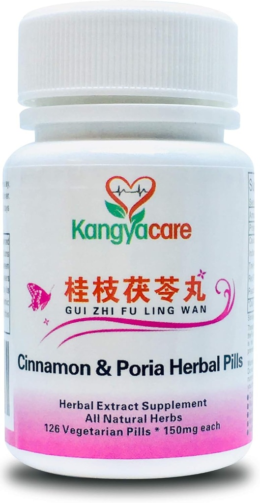 GUI Zhi Fu Ling Wan - Pastile de crengi naturale - Ajutor Crampe menstruale, balonare, disconfort pe perioada - Promovarea sanatatii femeilor - Toate naturale - 126 Ct (1 flacon)